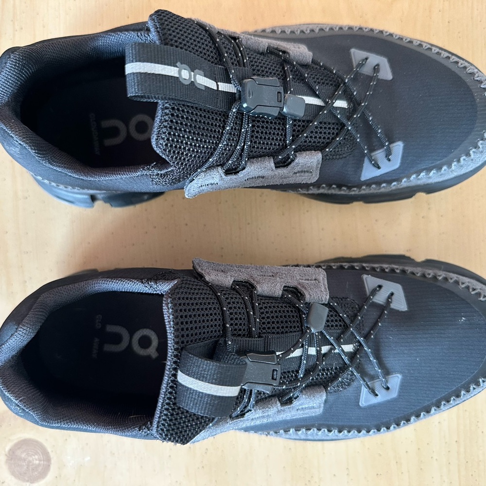 On Running Women’s Black and Gray Athletic Shoes